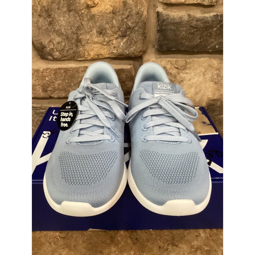Kizik Lima 2 Women Size 8.5 Wide Soft Chambray Blue Hands Free Sneakers New - Picture 6 of 9